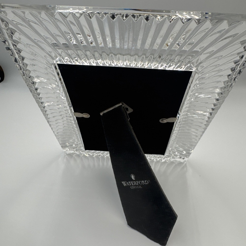 VTG Waterford Crystal Somerset Pattern 5" X 7" Tabletop Picture Frame - Picture 3 of 8